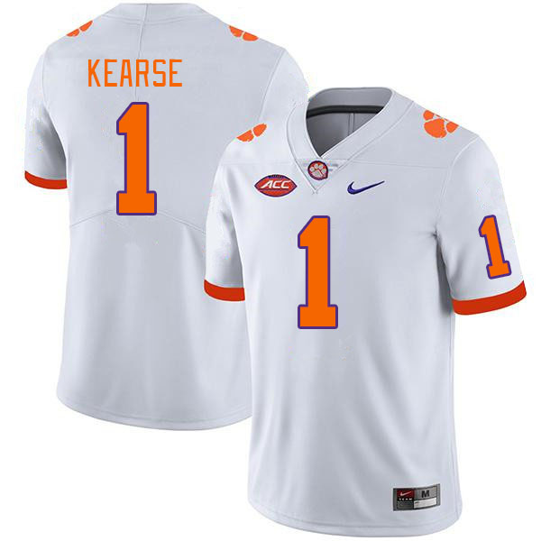 Clemson Tigers #1 Jayron Kearse College Football Jerseys Stitched Sale-White